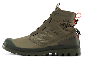Palladium Pampa Travel Lite High 'Dark Green Canvas' 77039-308-M Palladium Pampa Travel Lite High 'Dark Green Canvas' 77039-308-M
