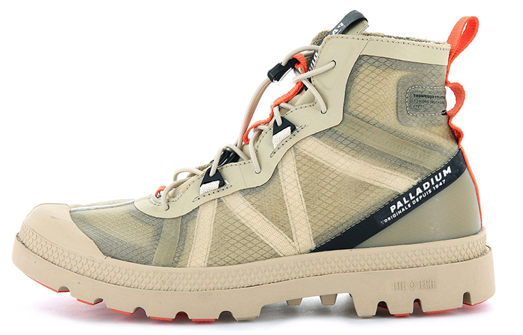 Palladium Pampa Travel Lite High 'Oatmeal Brown' 77373-274-M
