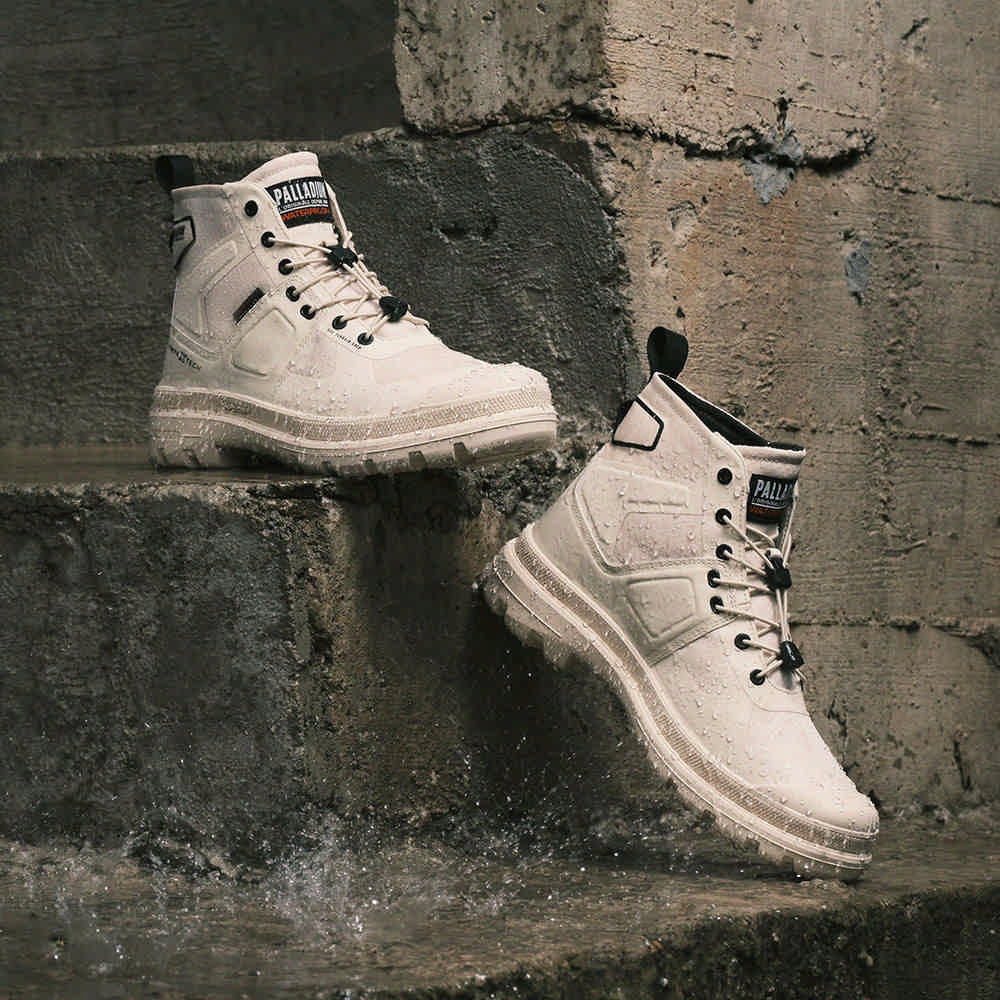 Palladium PAMPA X TECH EXP WP+ Waterproof Boots Beige 74067210