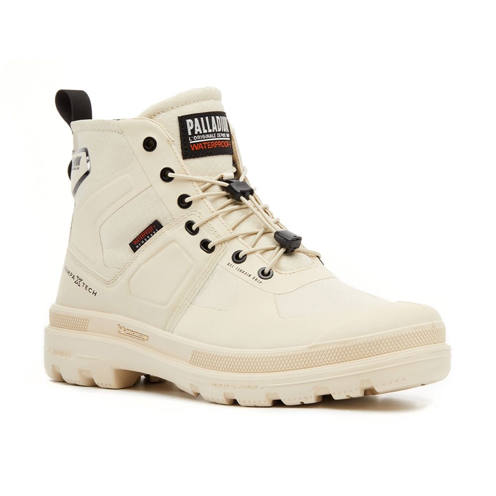 Lookbook Palladium PAMPA X TECH EXP WP+ Stivali Impermeabili Beige 74067210