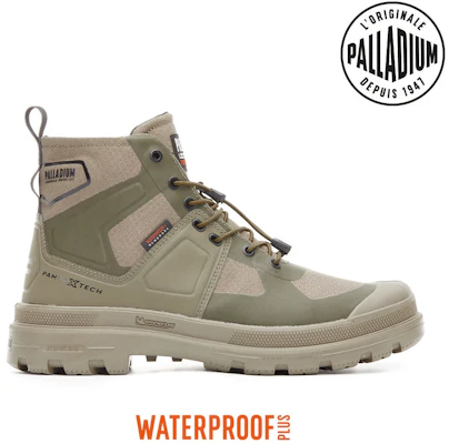 Palladium PAMPA X TECH EXP WP+ Waterproof Boots Dark Green 74067308 Buy Palladium PAMPA X TECH EXP WP+ Waterproof Boots Dark Green 74067308