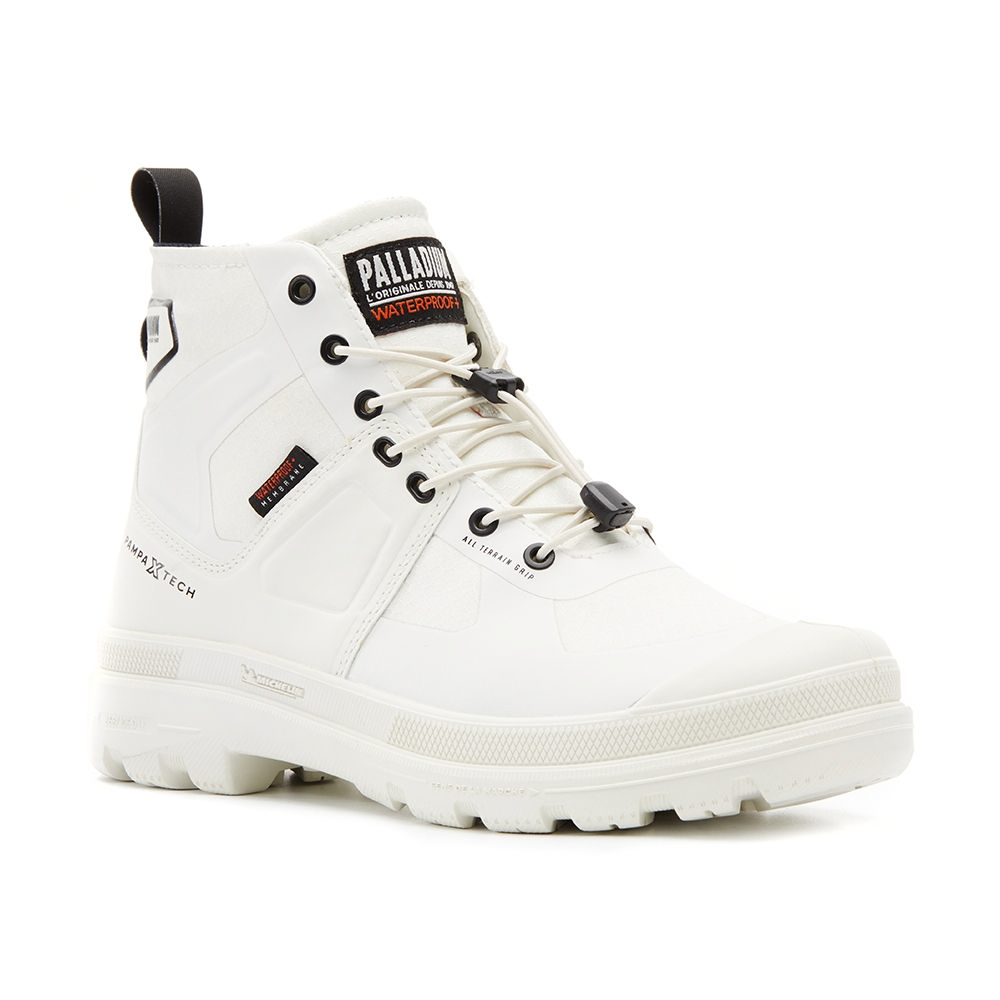 Order Palladium PAMPA X TECH EXP WP+ 防水白色靴子 74067116
