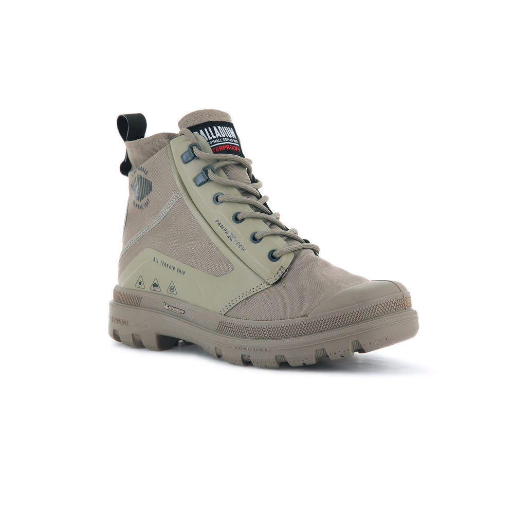 Order Palladium PAMPA X TECH WP+ Dune Gray Casual Shoes 77040297