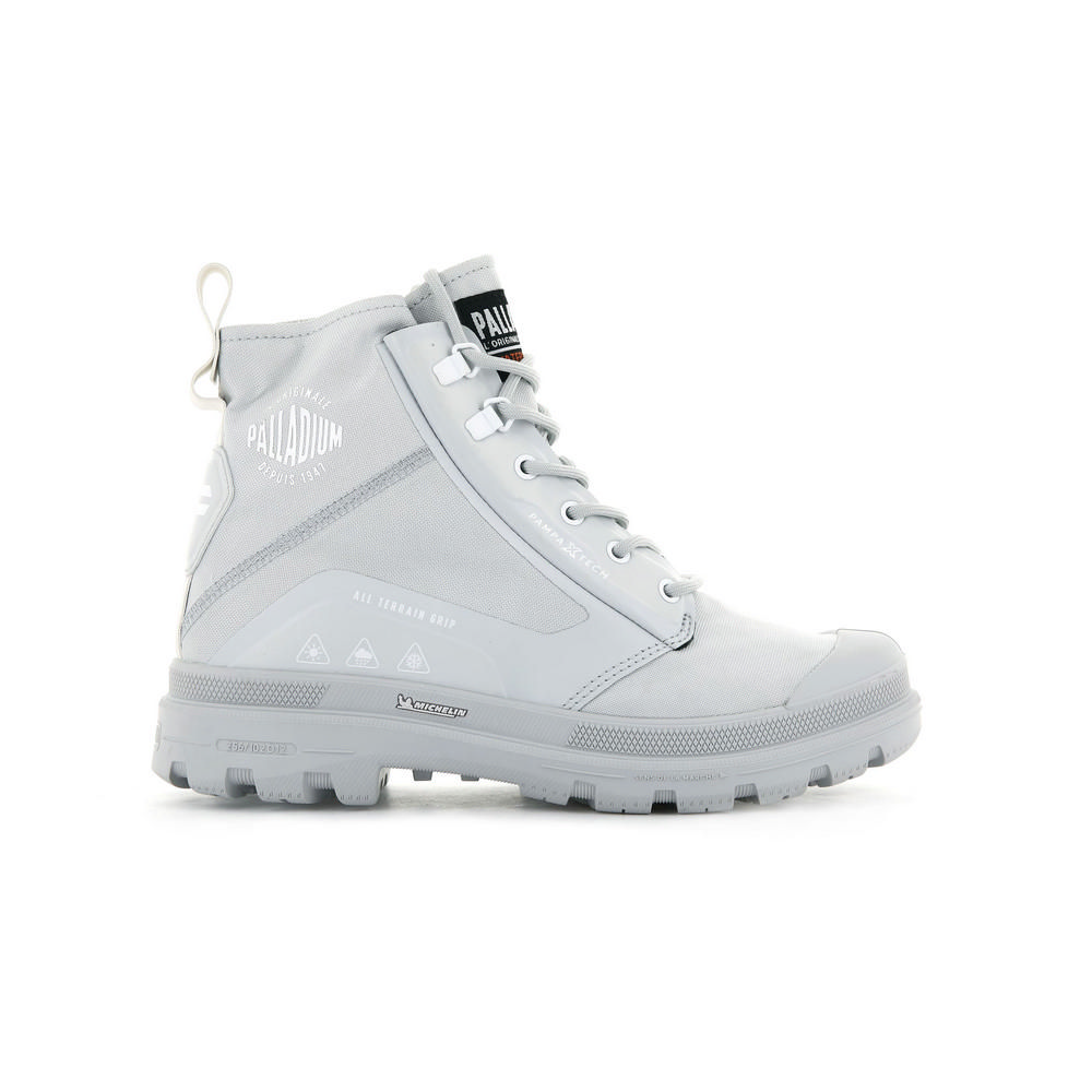 Palladium Pampa X Tech WP+ Glacier Gray Casual Shoes Gray 77040069