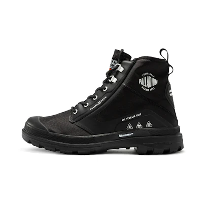 Palladium Pampa X Tech WP+ High-Top Canvas Sneakers 'Black Nylon Waterproof'