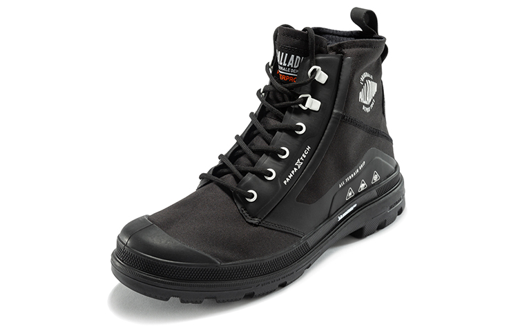 Palladium Pampa X Tech WP+ High-Top Canvas Sneakers 'Black Nylon Waterproof' 圖 2