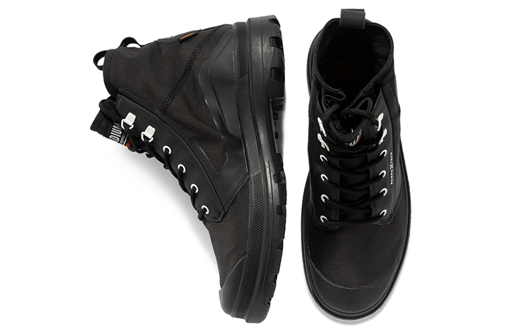 Palladium Pampa X Tech WP+ High-Top Canvas Sneakers 'Black Nylon Waterproof' 圖 4