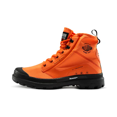 Palladium Pampa X Tech WP+ High 'Fire Orange'
