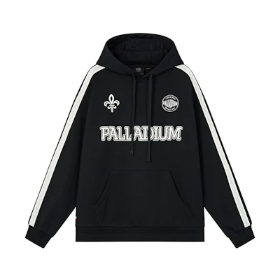 PALLADIUM Retro Colorblock Logo Print Hoodie Unisex Pullover 1010449