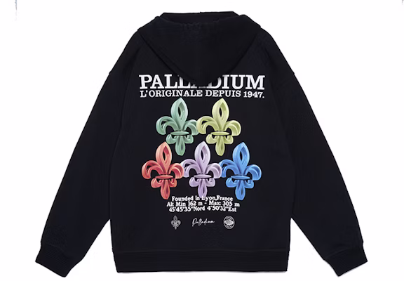 PALLADIUM Retro Iris Hoodie Oversized Unisex 109711 Buy PALLADIUM Retro Iris Hoodie Oversized Unisex 109711
