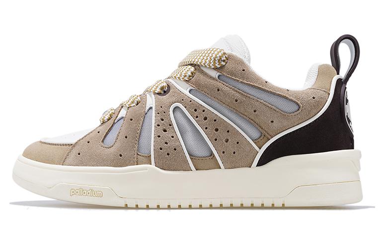 Palladium Retro Low 'Brown & White Patchwork'