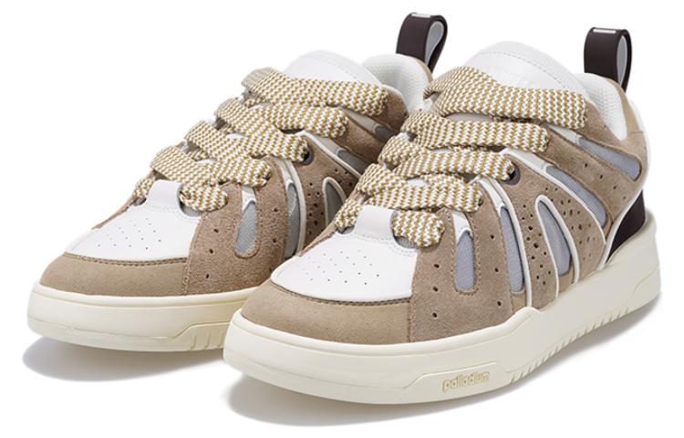 Palladium Retro Low 'Brown & White Patchwork' 圖 3