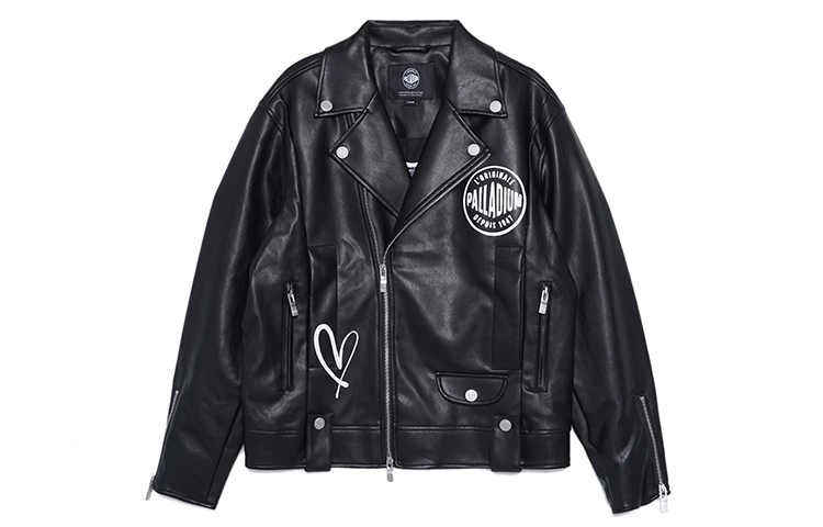 PALLADIUM Reversible Dimension Jacket Printed - Lead Black 108887-032