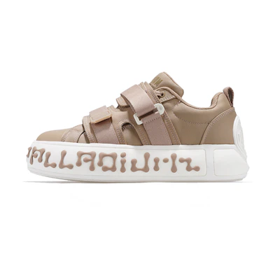 Palladium Skate Low 'Retro Future Brown and White'