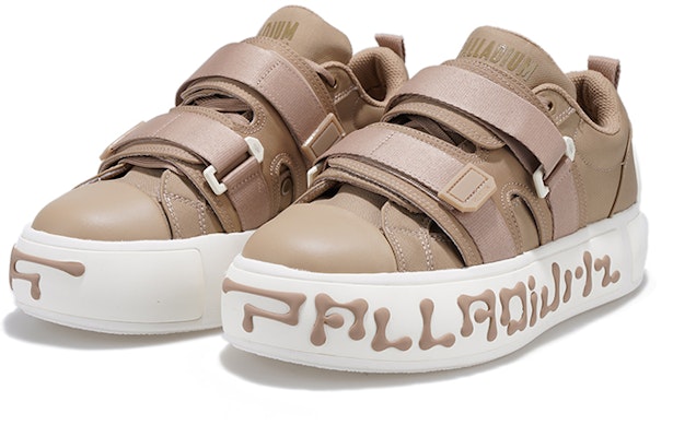 팔라디움 스케이트 로우 '레트로 퓨처 브라운/화이트' 08757-210-M Order 팔라디움 스케이트 로우 '레트로 퓨처 브라운/화이트' 08757-210-M