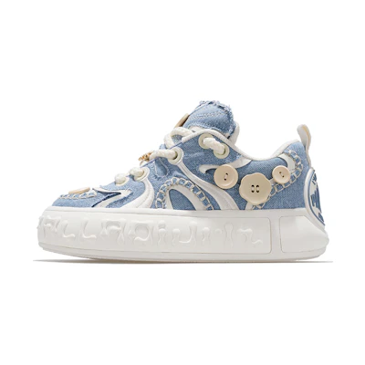 Palladium Skate Pallanote 'Light Blue White'