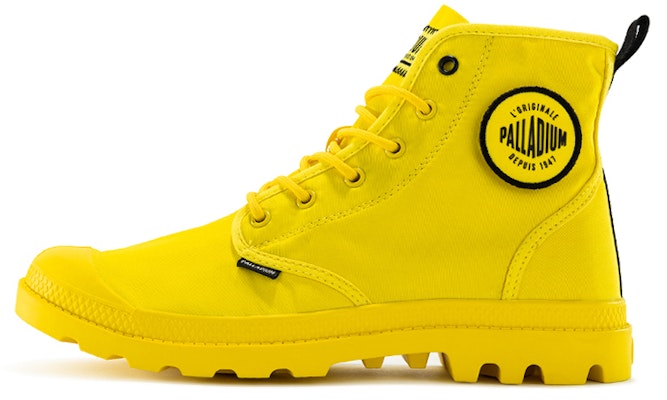 Palladium Smiley x High-Top Canvas 'Vivid Yellow' 77221-736-M Buy Palladium Smiley x High-Top Canvas 'Vivid Yellow' 77221-736-M