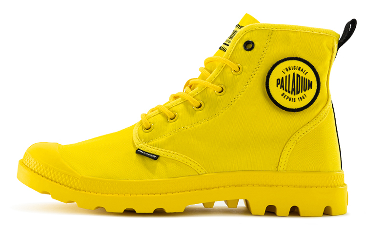 Buy Palladium Smiley x 高帮帆布鞋 '活力黄' 77221-736-M