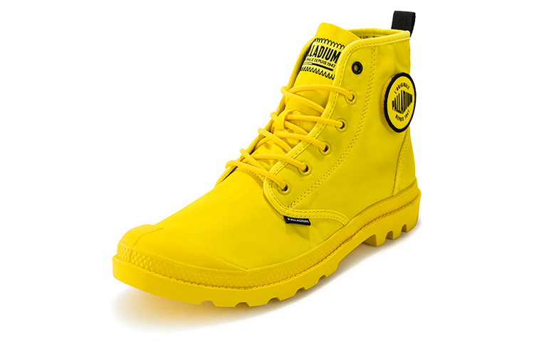 Order Palladium Smiley x 高帮帆布鞋 '活力黄' 77221-736-M