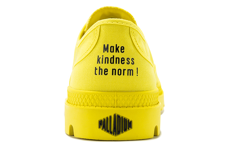 Lookbook 팔라디움 스마일리 팸파 하이 "비 카인드 - 생동감 있는 노랑" 77080-736-M