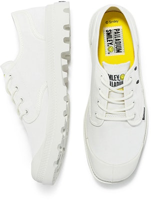 Palladium SMILEY x Pampa Hi 'Be Kind White' 77080-116-M Shop Palladium SMILEY x Pampa Hi 'Be Kind White' 77080-116-M