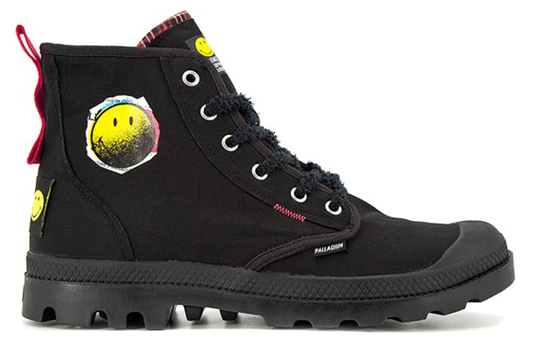 Lookbook Palladium Smiley x Pampa High ''Noir Retro'' 77361-008-M