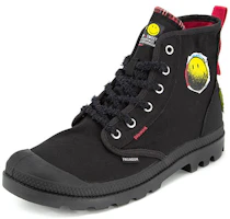Shop Palladium Smiley x Pampa 高筒靴 '黑復古' 77361-008-M