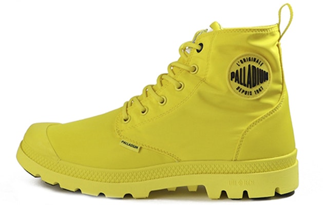 Palladium Smileyfestwp x Pampalite 'Yellow Canvas High-Top' 76629-736-M Buy Palladium Smileyfestwp x Pampalite 'Yellow Canvas High-Top' 76629-736-M