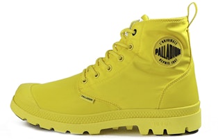 Palladium Smileyfestwp x Pampalite 'Yellow Canvas High-Top' 76629-736-M Palladium Smileyfestwp x Pampalite 'Yellow Canvas High-Top' 76629-736-M