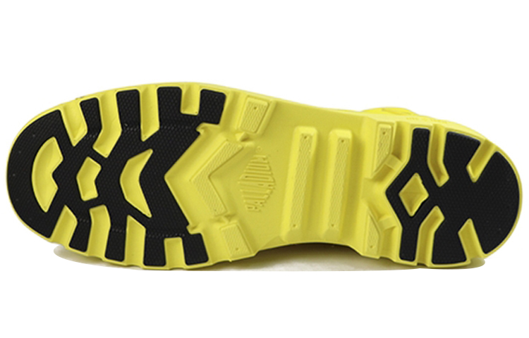 Shop Palladium Smileyfestwp x Pampalite 'Kanvas Kuning High-Top' 76629-736-M