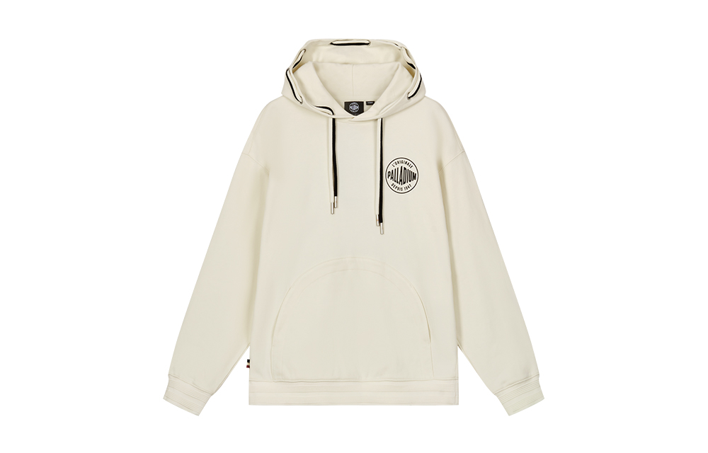 PALLADIUM Solid Color Letter Print Casual Oversized Hoodie Unisex 1010502-232