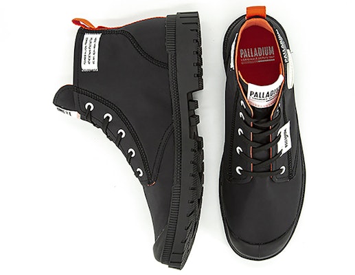 Palladium SP20 Overlab 'Black High-Top Canvas' 77371-001-M Shop Palladium SP20 Overlab 'Black High-Top Canvas' 77371-001-M