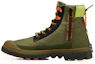 Shop Palladium SPRTCUFF LT+ VPR WP+ Dark Khaki Casual Shoes 74068376