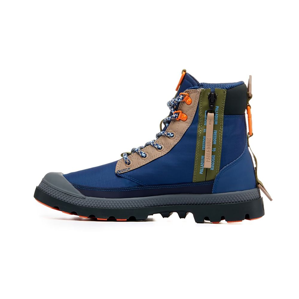 Shop Palladium SPRTCUFF LT+ VPR WP+ Dark Navy Casual Shoes 74068410