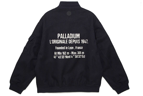 PALLADIUM Jaket Besbol Cetakan Story Letter Biru Gelap Sapphire 107733-482 Buy PALLADIUM Jaket Besbol Cetakan Story Letter Biru Gelap Sapphire 107733-482