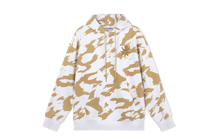 PALLADIUM Tie-Dye Loose Fit Hoodie Wheat Color 106938-299