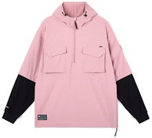 PALLADIUM Two-Piece Windbreaker Hoodie Jacket Pink Unisex Style 175873-619 PALLADIUM Two-Piece Windbreaker Hoodie Jacket Pink Unisex Style 175873-619