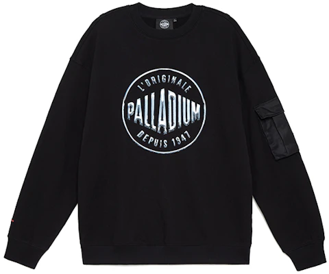 PALLADIUM 男女款黑色圓領套頭衛衣 177511-008 Buy PALLADIUM 男女款黑色圓領套頭衛衣 177511-008