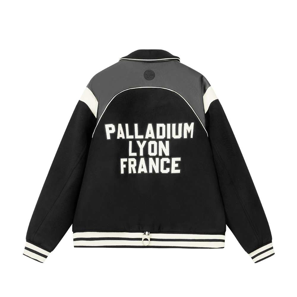 Purchase Palladium 男女休閒寬鬆款字母印花棒球外套 - 鉛黑色 1010593