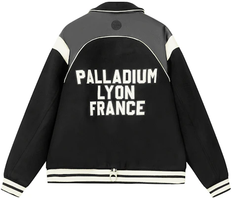 Palladium 男女休閒寬鬆款字母印花棒球外套 - 鉛黑色 1010593 Purchase Palladium 男女休閒寬鬆款字母印花棒球外套 - 鉛黑色 1010593