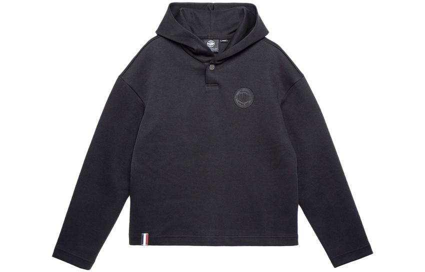 PALLADIUM Unisex Cotton Printed Graphic Sweatshirt in Lead Black 198972