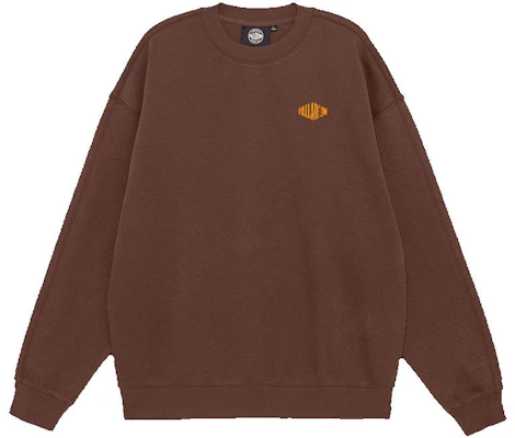 PALLADIUM 男女宽松款Logo暗棕色圆领卫衣 177383-249 Buy PALLADIUM 男女宽松款Logo暗棕色圆领卫衣 177383-249