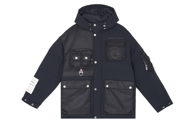 Palladium Unisex Puffer Down Jacket - Solid Color Casual Warm Cloud Style 109176