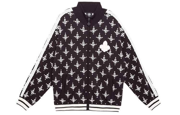 PALLADIUM Vintage Black Yellow Iris Print Knitted Jacket Unisex 178021-826