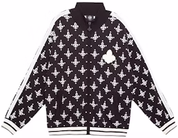 PALLADIUM Vintage Black Yellow Iris Print Knitted Jacket Unisex 178021-826 PALLADIUM Vintage Black Yellow Iris Print Knitted Jacket Unisex 178021-826