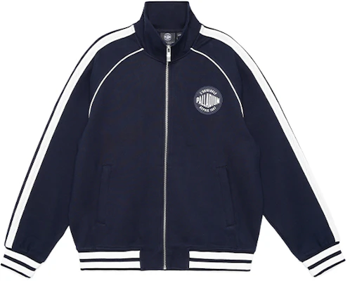 PALLADIUM 復古徽標條紋立領運動外套 108915 Shop PALLADIUM 復古徽標條紋立領運動外套 108915