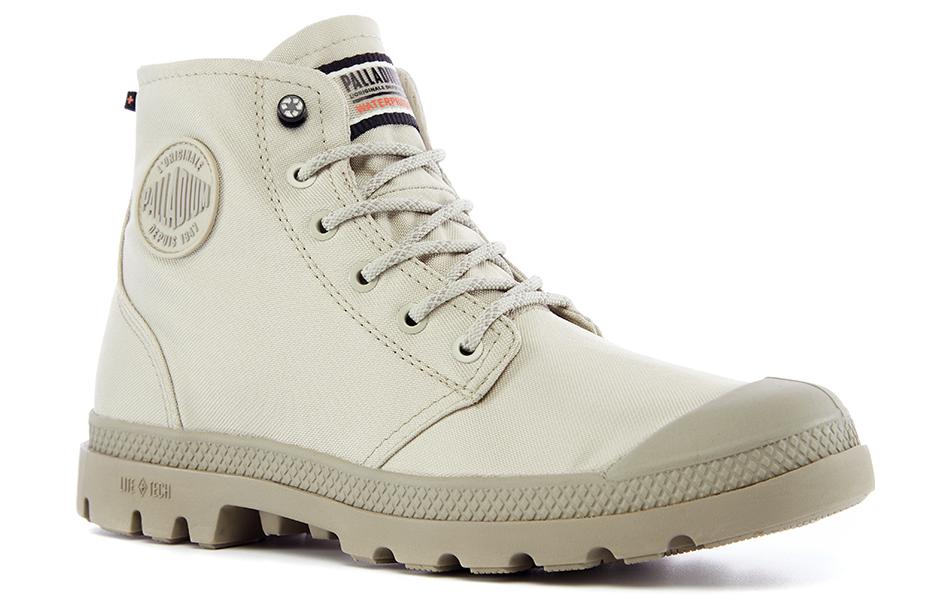 Palladium Waterproof Mid-Top Canvas 'Beige' 圖 2