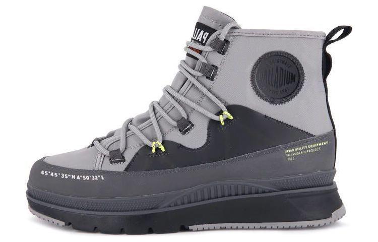 Palladium Waterproof Mid-Top Canvas 'Grey' 07981-071-M