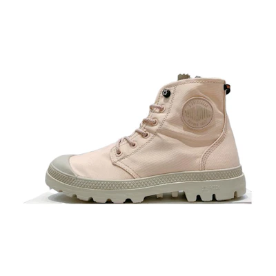Palladium Waterproof Mid-Top Outdoor Boot 'Rose Pink'