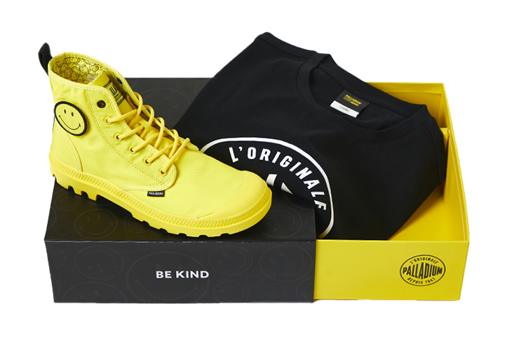 Palladium Smiley Canvas High-Top LTD Edition Box Set 'Vibrant Yellow' 圖 7